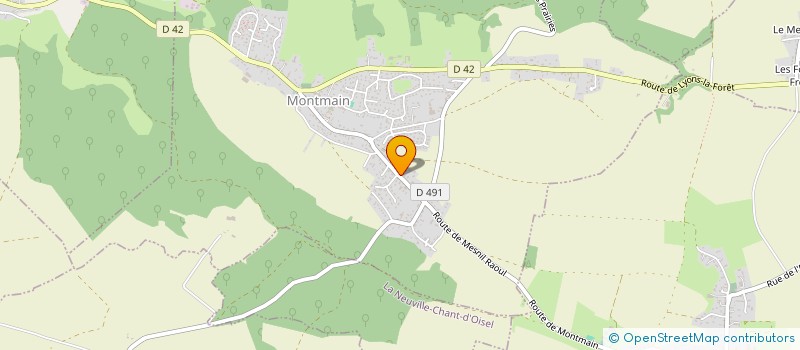 localisation de l'entreprise GROUPE ENTREP NORMANDES INTERETS INDUSTR à MONTMAIN