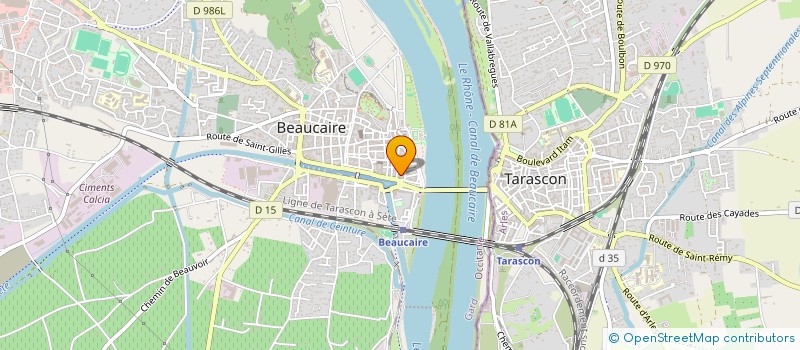localisation de l'entreprise GROUPE ENTREPRISE DEVELOPPEMENT à BEAUCAIRE