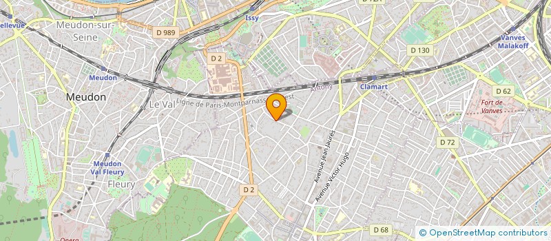 localisation de l'entreprise GROUPE ENTREPRISES PARIS CONSTRUCTIONS à CLAMART