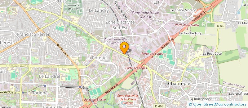 localisation de l'entreprise GROUPE ENVIE  RENNES