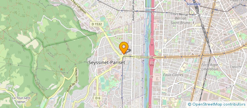 localisation de l'entreprise GROUPE EOLE  SEYSSINET-PARISET