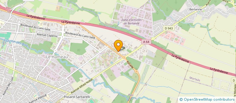 localisation de l'entreprise GROUPE EOSS à PAU