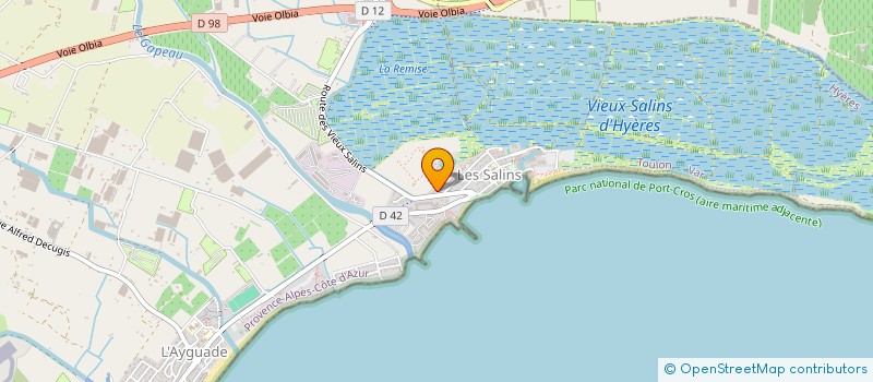 localisation de l'entreprise GROUPE EPSILON  HYERES