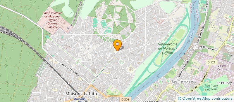 localisation de l'entreprise GROUPE ERMITAGE à MAISONS-LAFFITTE