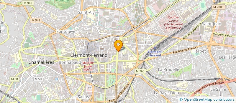 localisation de l'entreprise GROUPE ESC CLERMONT - AUVERGNE à CLERMONT-FERRAND