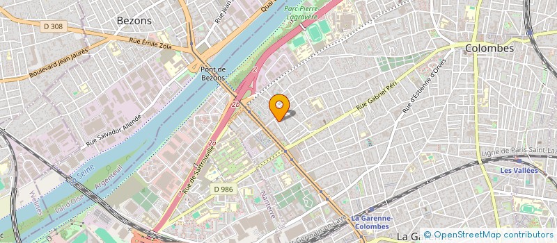 localisation de l'entreprise GROUPE ESPACE AFRIQUE à COLOMBES