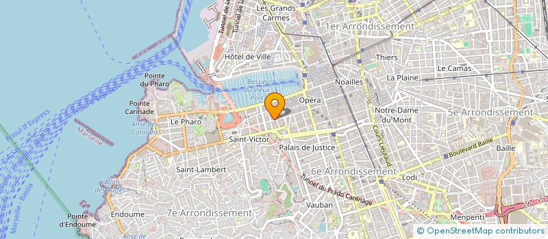 localisation de l'entreprise GROUPE ESPACE COMMUNICATION à MARSEILLE