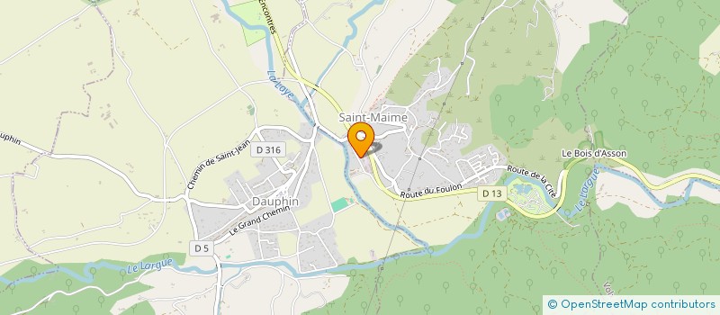 localisation de l'entreprise GROUPE ESPACE SUD  SAINT-MAIME