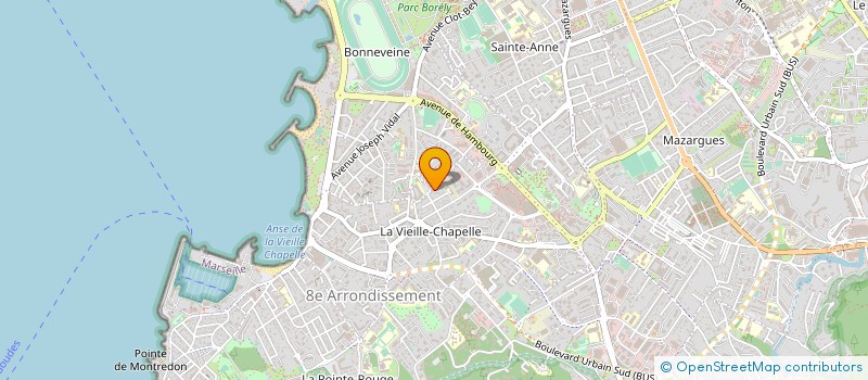 localisation de l'entreprise GROUPE ESPACES ET COMMUNICATION à MARSEILLE