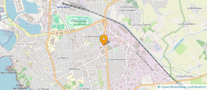 localisation de l'entreprise GROUPE ESPERANTO DE SAINT-MALO à SAINT-MALO