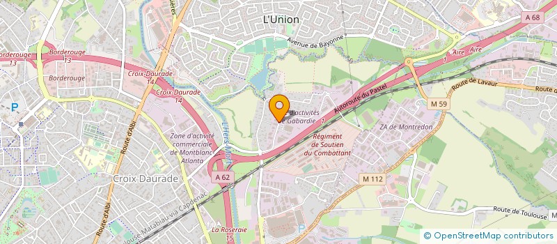 localisation de l'entreprise GROUPE ESPI INDUSTRIE  TOULOUSE