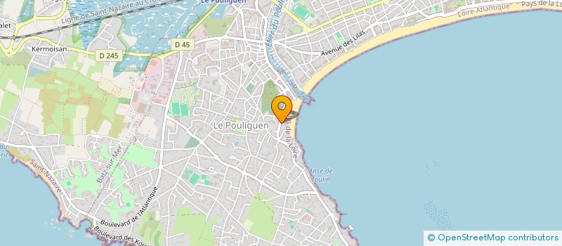 localisation de l'entreprise GROUPE ESPRIT ATLANTIQUE à LE POULIGUEN