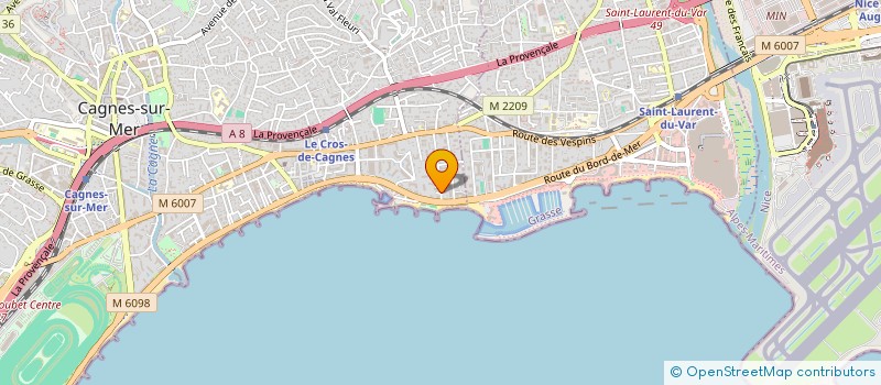 localisation de l'entreprise GROUPE ESSEN-TIEL à CAGNES-SUR-MER