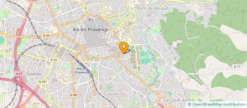 localisation de l'entreprise GROUPE ET COMPAGNIE GRENADE - JOSETTE BAIZ à AIX-EN-PROVENCE