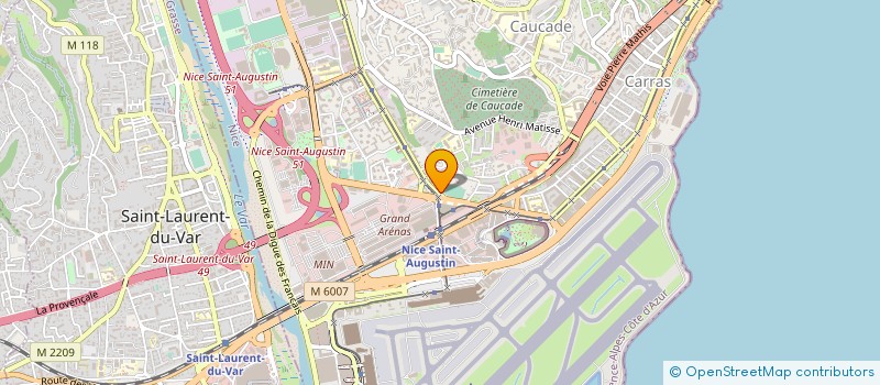 localisation de l'entreprise GROUPE ETANCHE à NICE