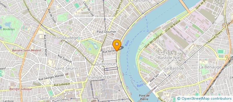 localisation de l'entreprise GROUPE ETCHEBEST à BORDEAUX