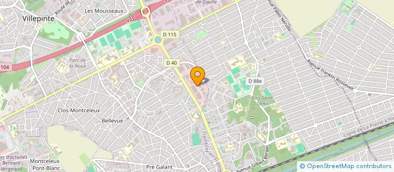 localisation de l'entreprise GROUPE ETOILE  VILLEPINTE