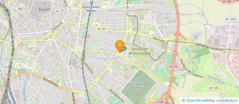 localisation de l'entreprise GROUPE ETUDE CHIMIE ORGANOMETALLIQUE à DIJON