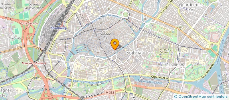 localisation de l'entreprise GROUPE ETUDE DE RECHERCHE EN ALCOOLOGIE DE STRASBOURG à STRASBOURG