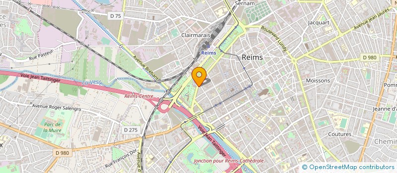 localisation de l'entreprise GROUPE ETUDE FABRIC ANALYSE RECHERCHE à REIMS
