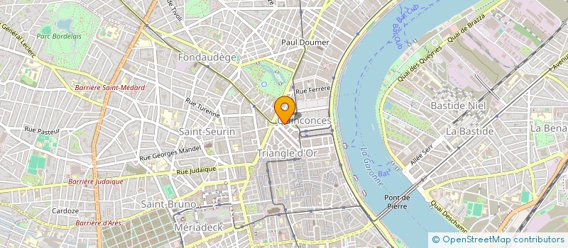 localisation de l'entreprise GROUPE ETUDE FINANC RESTAURA IMMOBILIERE à BORDEAUX