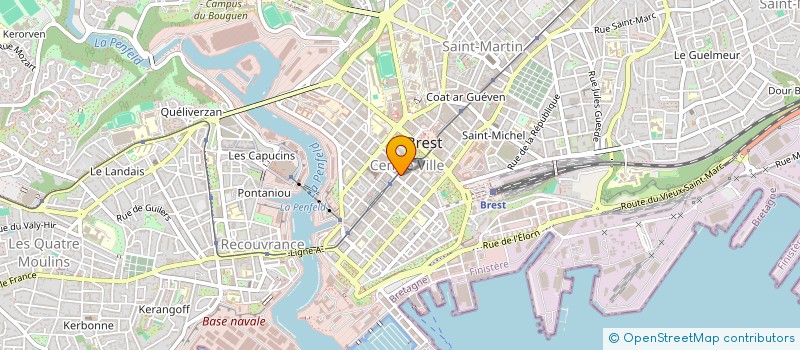 localisation de l'entreprise GROUPE ETUDE PHENOMENE SPATIAUX INEXPLIQ à BREST