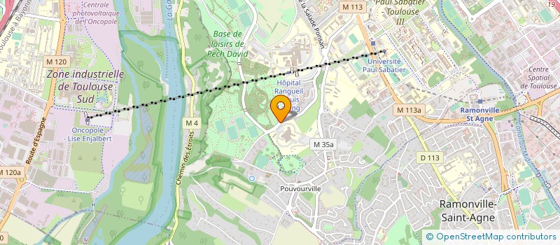 localisation de l'entreprise GROUPE ETUDE RECHE ECOLOGIE MICROBIENNE à TOULOUSE