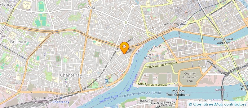 localisation de l'entreprise GROUPE ETUDE RECHERC INTEGR COOP EUR MED à NANTES