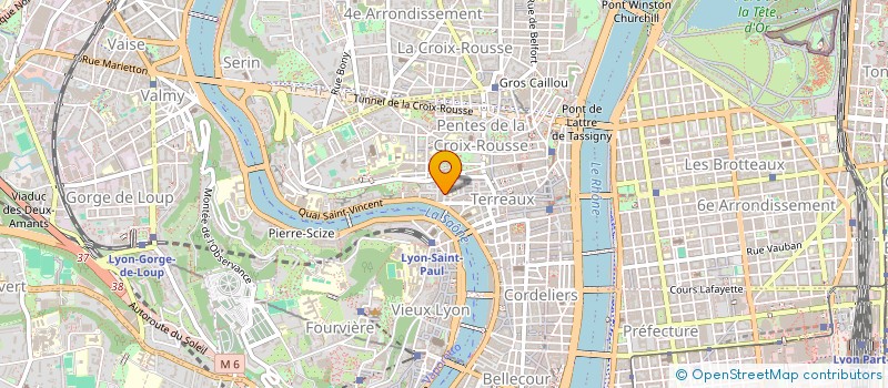 localisation de l'entreprise GROUPE ETUDES ARACHNIDES à LYON