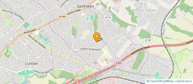 localisation de l'entreprise GROUPE ETUDES ASSISTANCE TECHNIQUE à SAINT-JEAN