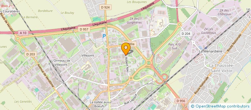 localisation de l'entreprise GROUPE ETUDES DIFFUSION TOUS MATERIELS à BLOIS