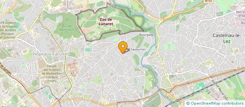 localisation de l'entreprise GROUPE ETUDES ENZYMES PROTEOLITIQUES à MONTPELLIER