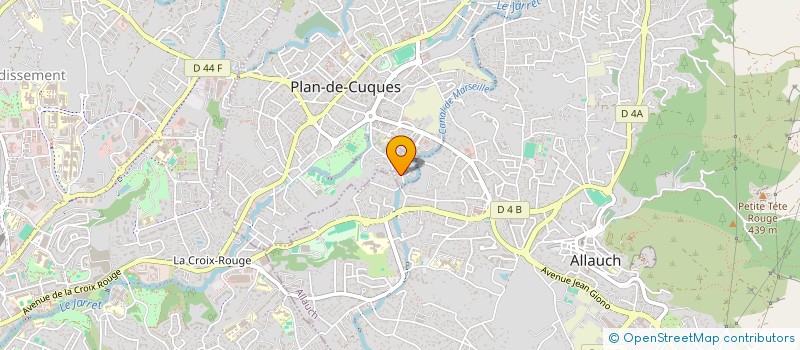 localisation de l'entreprise GROUPE ETUDES RECHERC HANDIC SENESCENCE à PLAN-DE-CUQUES