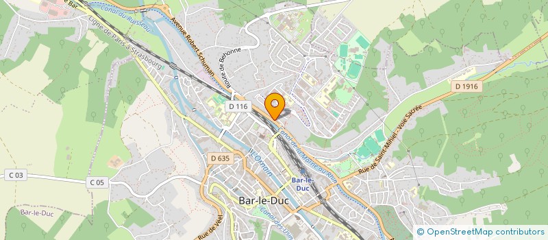 localisation de l'entreprise GROUPE ETUDES RECHERCHES SPELEO MEUSIEN à BAR-LE-DUC