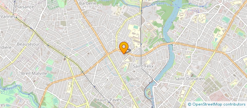 localisation de l'entreprise GROUPE ETUDES SOCIOLOGIQUES REGION OUEST à NANTES