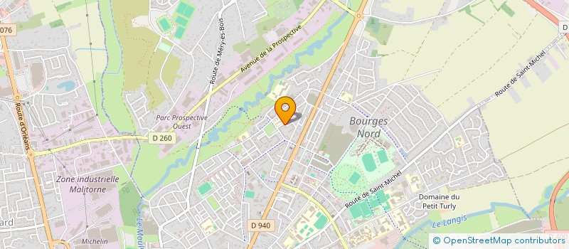 localisation de l'entreprise GROUPE EUR INTERPROF PRESTATAIRES SERV  BOURGES