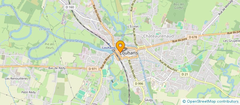 localisation de l'entreprise GROUPE EURIMMO à LOUHANS