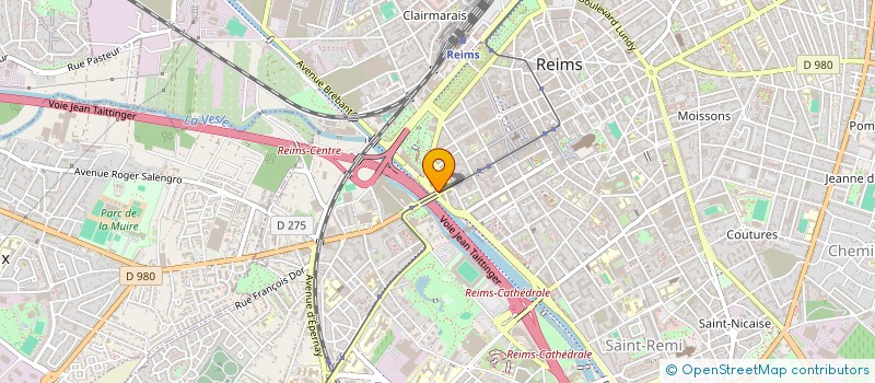 localisation de l'entreprise GROUPE EURO IMMOBILIER  REIMS