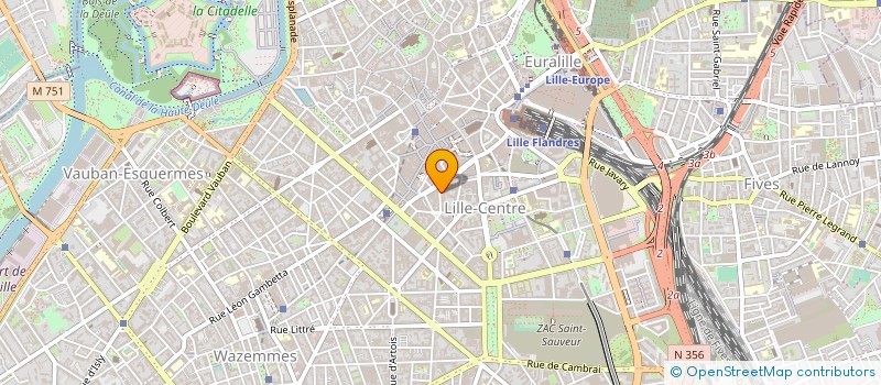 localisation de l'entreprise GROUPE EURO PRESTIGE à LILLE