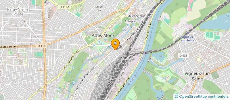 localisation de l'entreprise GROUPE EURO TECH à ATHIS-MONS