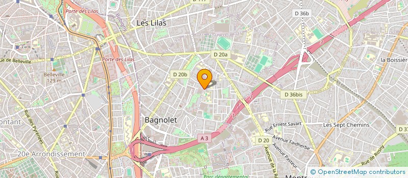 localisation de l'entreprise GROUPE EUROC FRANCE à BAGNOLET