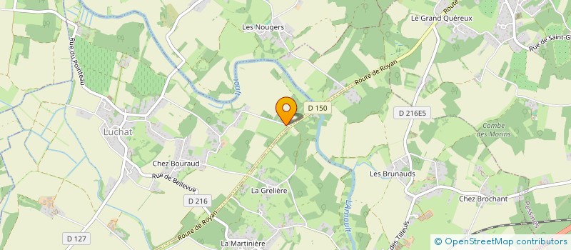 localisation de l'entreprise GROUPE EUROPA PRODUCTION  LUCHAT