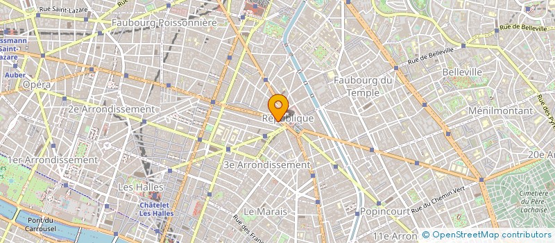 localisation de l'entreprise GROUPE EUROPE-CHINE-AFRIQUE à PARIS