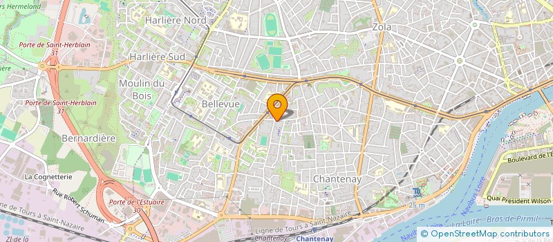localisation de l'entreprise GROUPE EUROPEEN D'ETUDE DE LA NEPHROPATHIE DIABETIQUE à NANTES