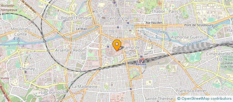 localisation de l'entreprise GROUPE EUROPEEN D'INFORMATIQUE ET PUBLICITE  RENNES