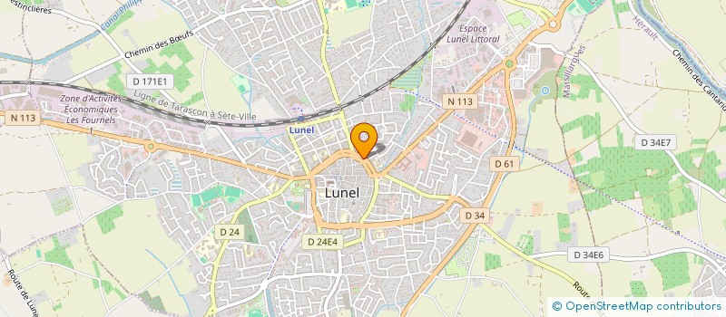 localisation de l'entreprise GROUPE EUROPEEN D'INTERVENTIONS à LUNEL