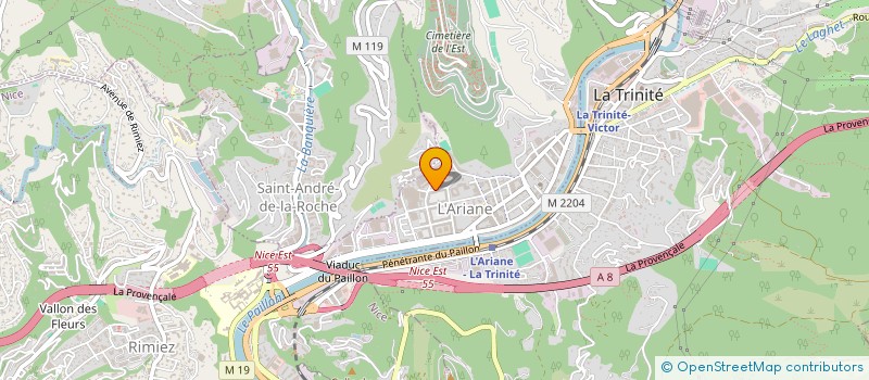 localisation de l'entreprise GROUPE EUROPEEN DE SECURITE à NICE