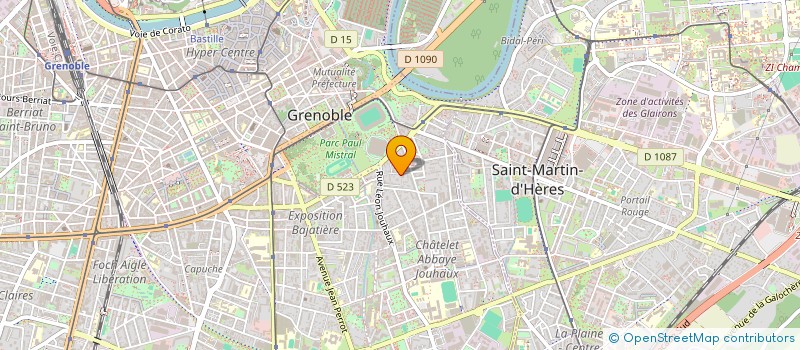 localisation de l'entreprise GROUPE EUROPEEN EN TECHNIQUES SOUS-MARINES DE GRENOBLE  GRENOBLE