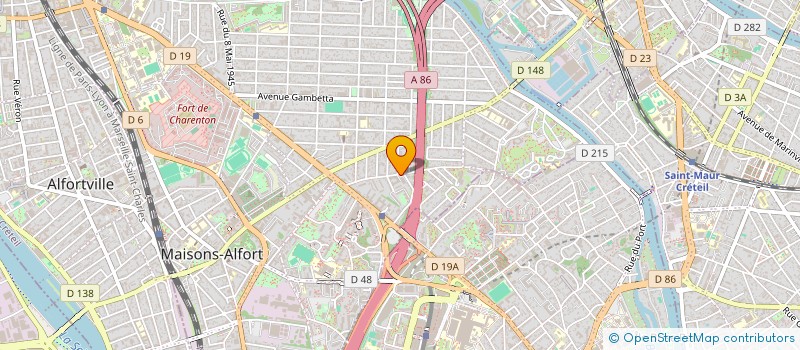 localisation de l'entreprise GROUPE EUROPEEN GARDIENNAGE D'INTERVENTION PRIVEE à MAISONS-ALFORT