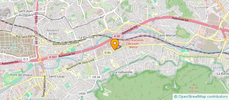 localisation de l'entreprise GROUPE EUROPEEN SURVEILLANCE INDUST à MARSEILLE